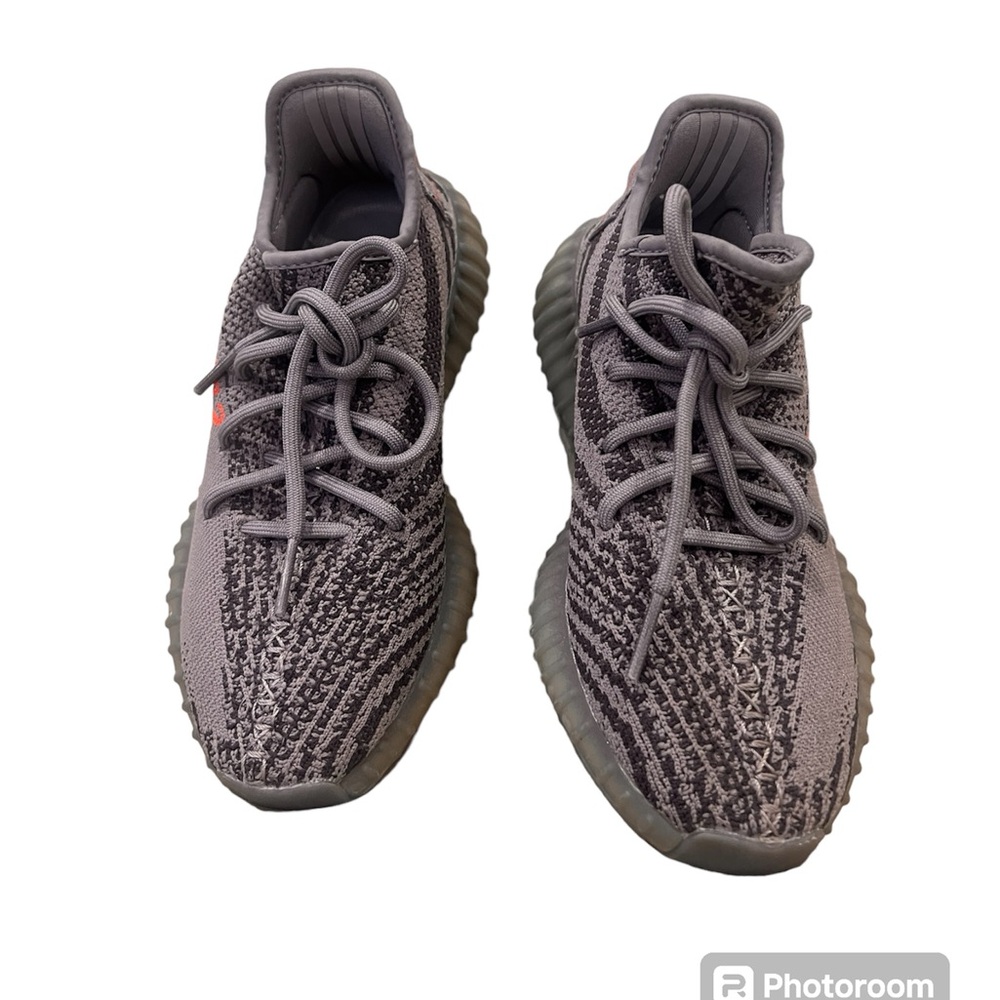 Gray sneakers boost 350